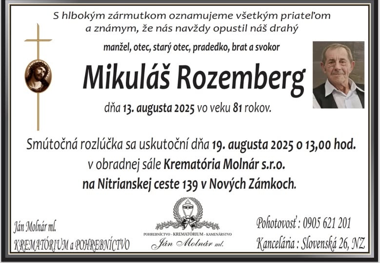 Parte pre Rozemberg Mikuláš