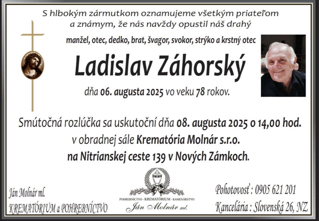Parte pre Záhorský Ladislav