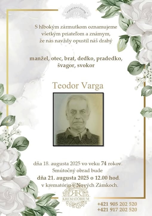 Parte pre Varga Teodor