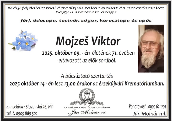 Parte pre Mojzeš Viktor