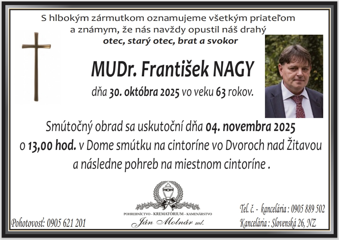 Parte pre Nagy František MUDr.