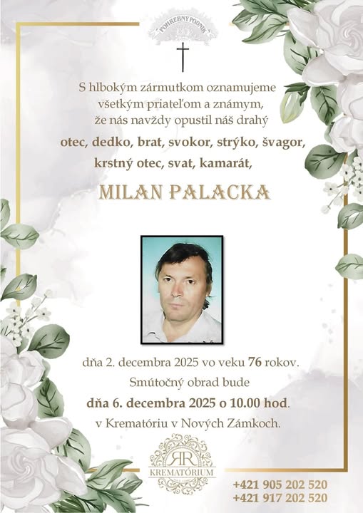 Parte pre Palacka Milan