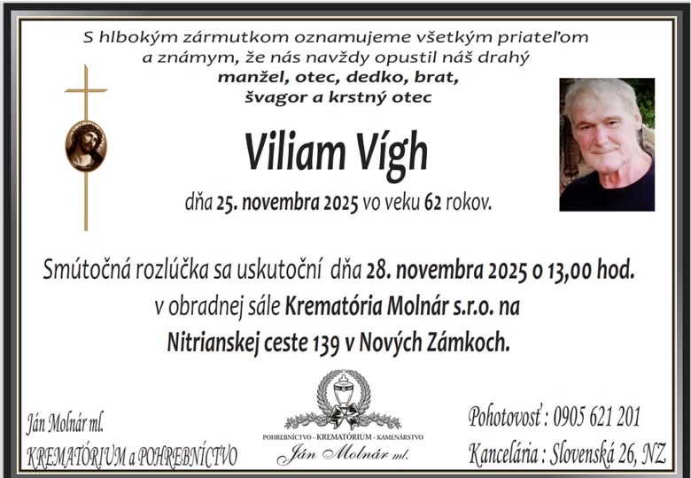 Parte pre Vígh Viliam