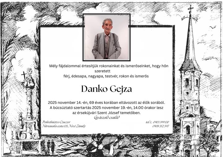 Parte pre Dankó Gejza