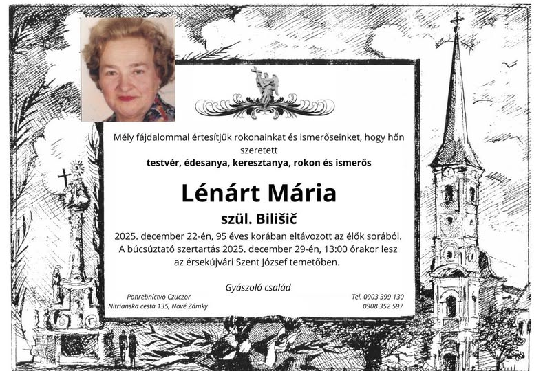 Parte pre Lénárt Márta szül. Bilišič