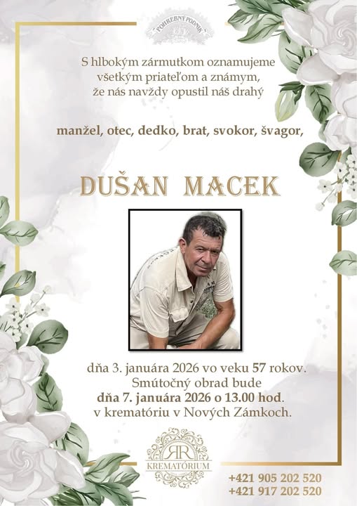 Parte pre Macek Dušan