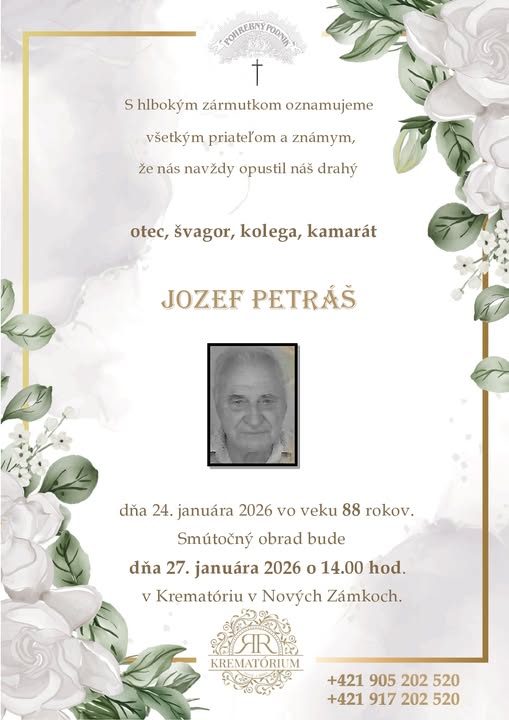 Parte pre Petráš Jozef