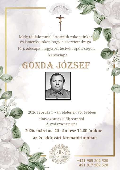 Parte pre Gonda József