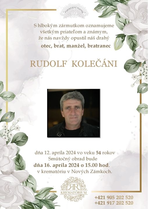 Parte pre Kolečáni Rudolf